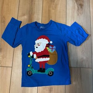 NEXT Christmas Santa Long Sleeve Shirt - Size 4/5